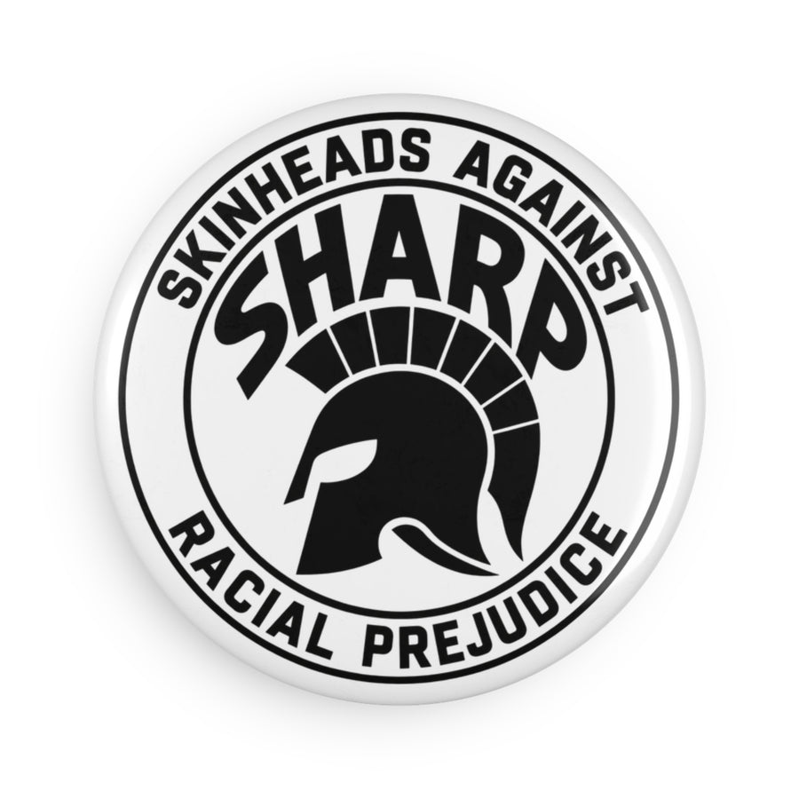 SHARP Skinheads Against Racial Prejudice Round Button Magnet