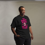 Don't Vote AfD Tee — Antifaschistische Streetwear – Schwarz – getragen – 161.sharp