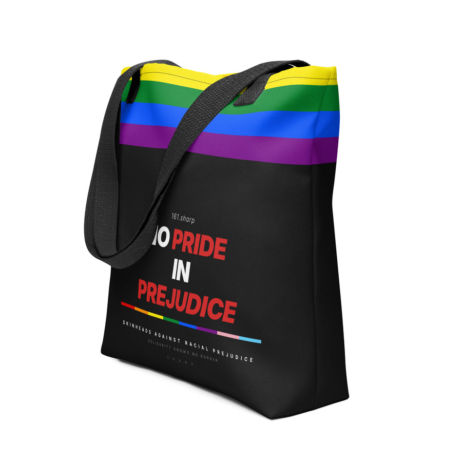 Pride Stoffbeutel — No Pride in Prejudice, Vorderansicht flach