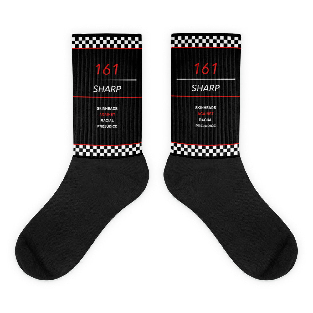 161 Terrace Socks Checkerboard – flach liegend – 161.sharp
