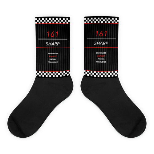 161 Terrace Socks Checkerboard – flach liegend – 161.sharp