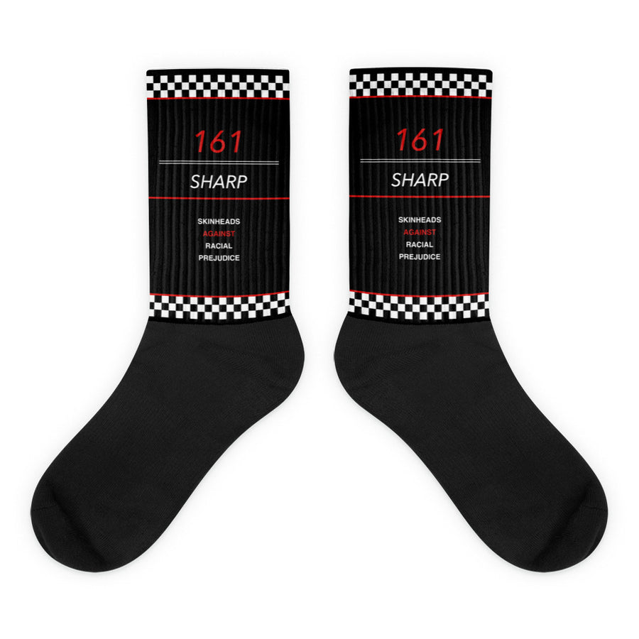 161 Terrace Socks Checkerboard – flach liegend – 161.sharp