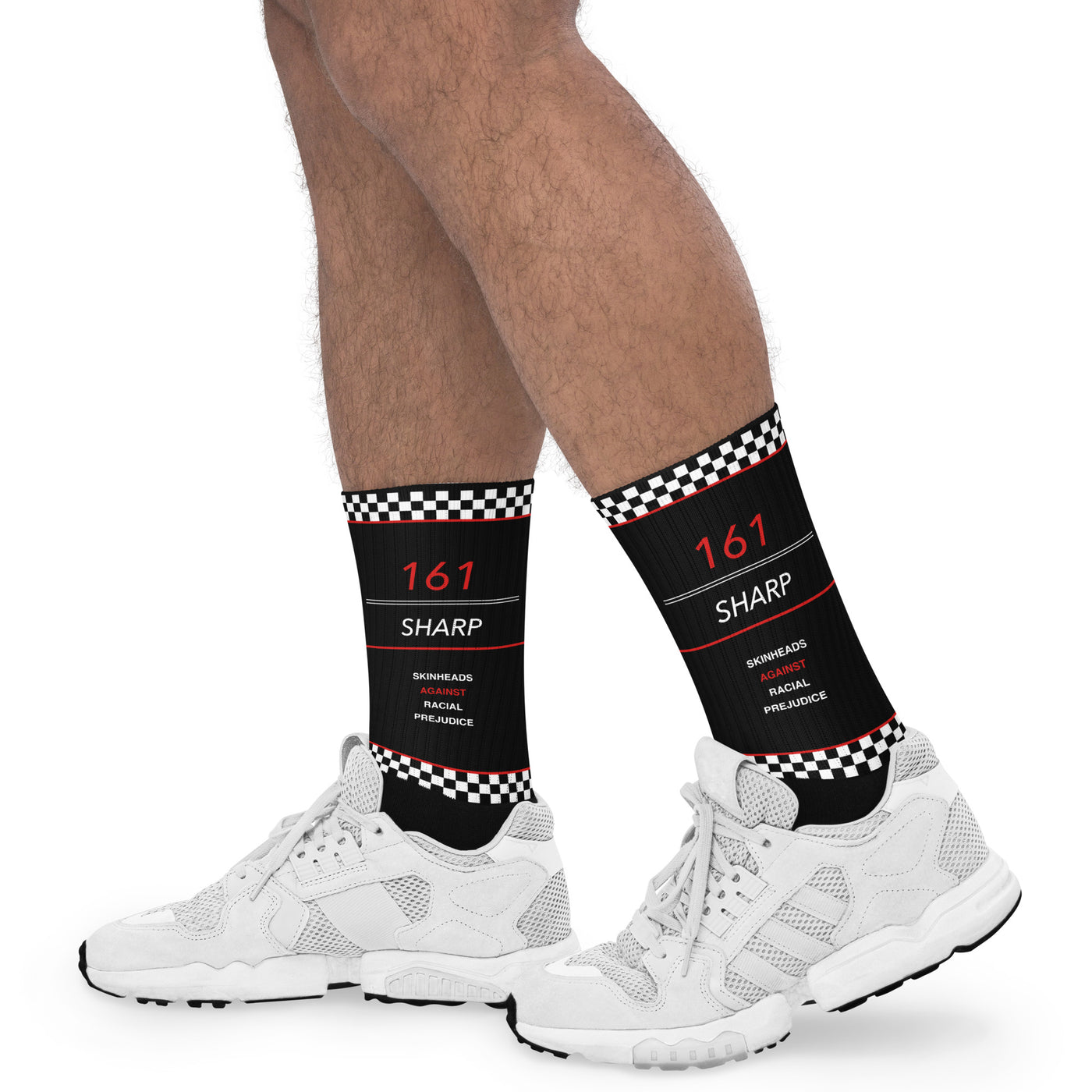 161 Terrace Socks Checkerboard – Seitenansicht – 161.sharp
