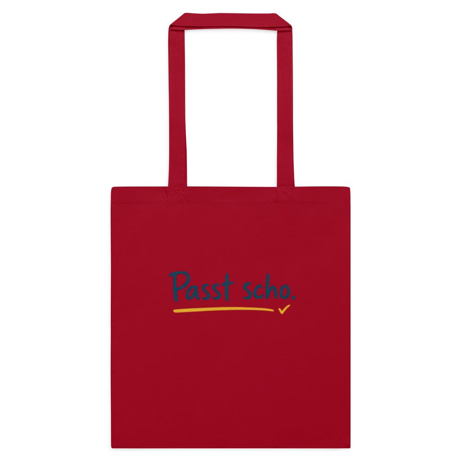 FiAMi Fun Baumwolltasche mit langen Henkeln – Rot – Vorderseite – FiAMi Fun