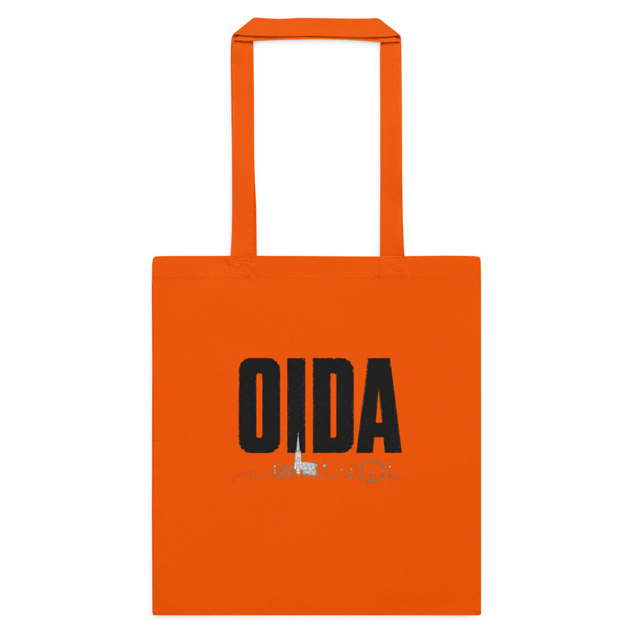 OIDA – Stofftasche | Fun Kollektion – Orange – Vorderseite – FiAMi Fun