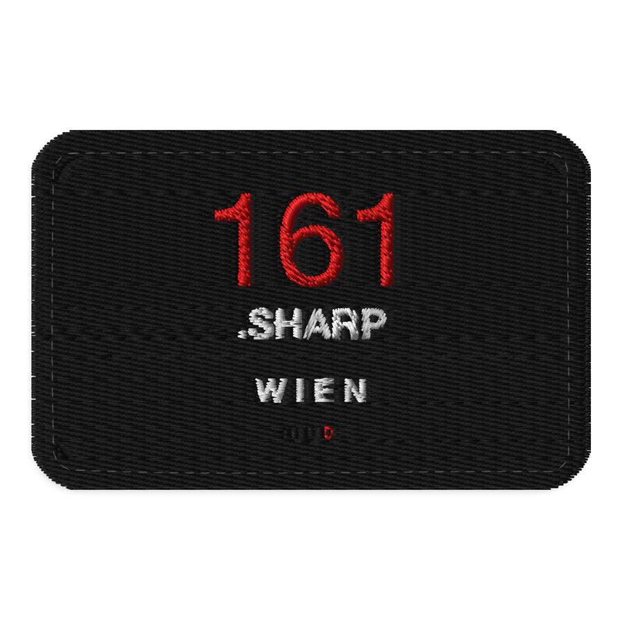 161.SHARP Wien Klett-Patch rechteckig – Vorderansicht – 161.sharp