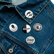 SHARP Anstecker-Set Buttons – Übersicht – 161.sharp