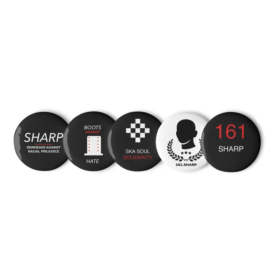 Tiny Statements Pin-Set – einzelner Button – 161.sharp