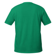Kelly-grünes Unisex-T-Shirt – Rückansicht