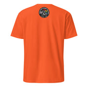 Unisex-T-Shirt in Orange – unbedruckte Rückansicht