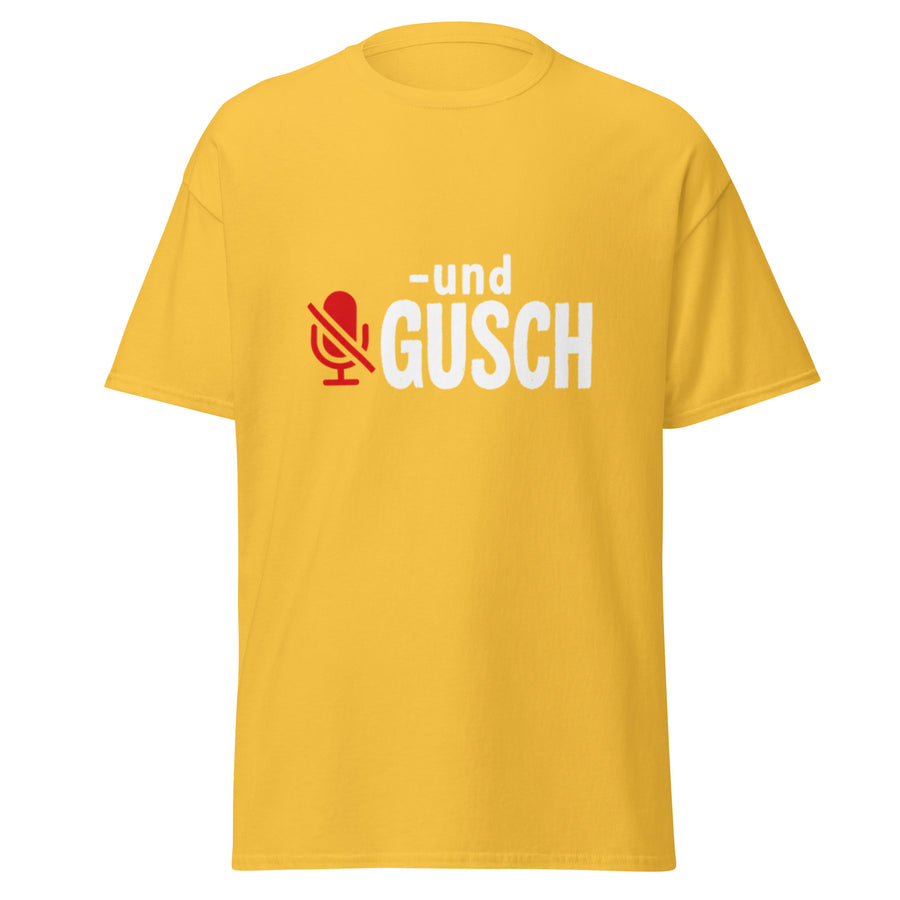 ...und GUSCH T-Shirt – Gänseblütenweiß – Vorderseite – FiAMi Fun