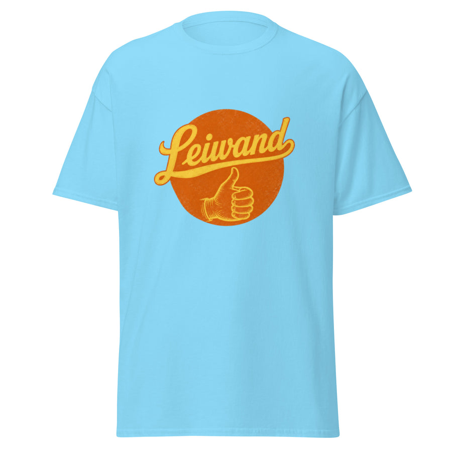 Leiwand T-Shirt – Himmelblau – Vorderseite – FiAMi Fun