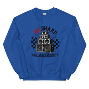 161.SHARP Ska • Soul • Solidarity Sweatshirt – Royalblau – Vorderseite – 161.sharp
