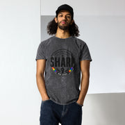 Denim-T-Shirt SHARP Pride Statement – Vorderseite – 161.sharp