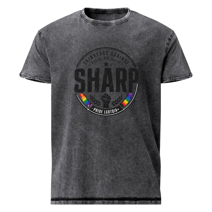 Denim-T-Shirt SHARP Pride Statement – Rückseite – 161.sharp