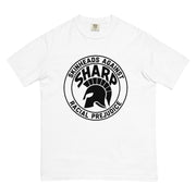 161.SHARP Heavy Tee — Garment-Dyed Edition – Weiß – Vorderseite – 161.sharp