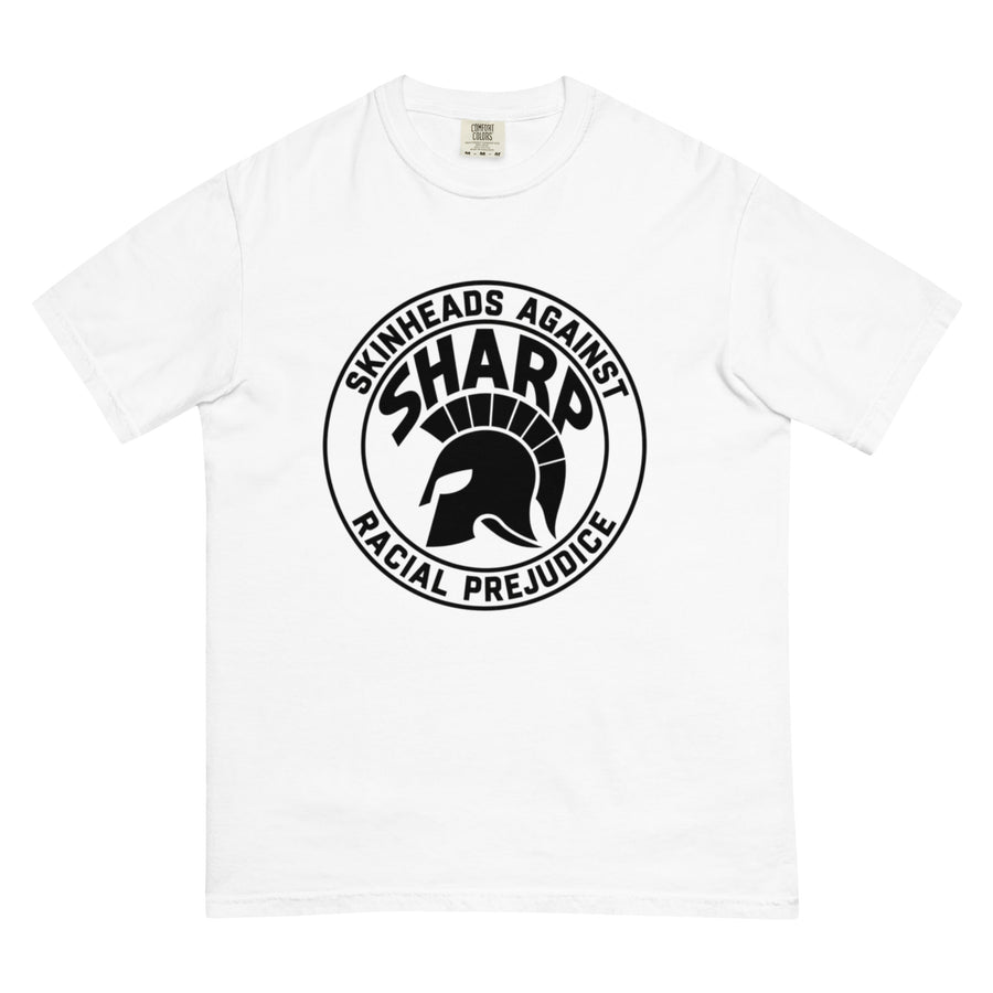 161.SHARP Heavy Tee — Garment-Dyed Edition – Weiß – Vorderseite – 161.sharp