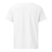 Weißes Unisex-Bio-T-Shirt aus Bio-Baumwolle – Rückansicht