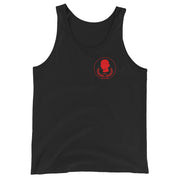 161.SHARP Tanktop in Schwarz mit rotem SHARP-Emblem auf der Brust