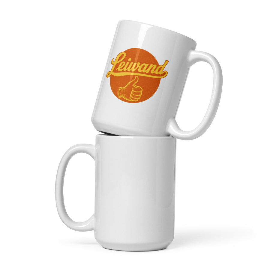 Leiwand – Tasse | Fun Kollektion – Weiß Weiß – FiAMi Fun